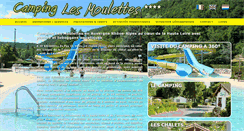 Desktop Screenshot of camping-les-moulettes.fr