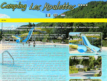 Tablet Screenshot of camping-les-moulettes.fr